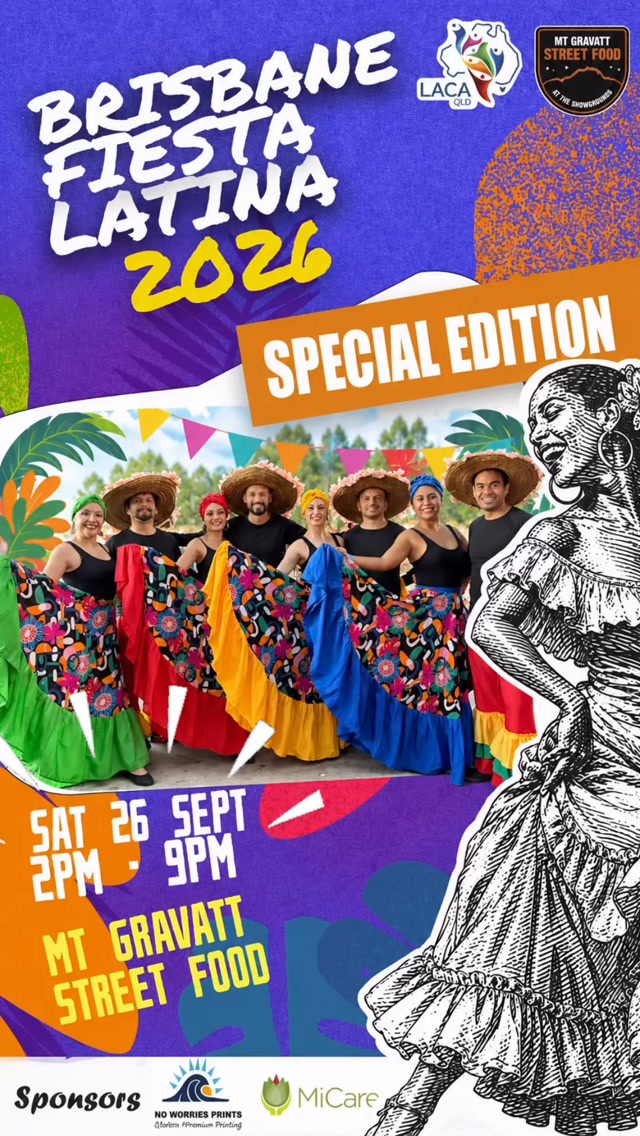 Brisbane Fiesta Latina está de vuelta! 🎶